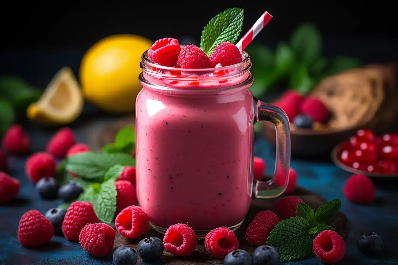 Recette 1 : Smoothie betterave-framboise