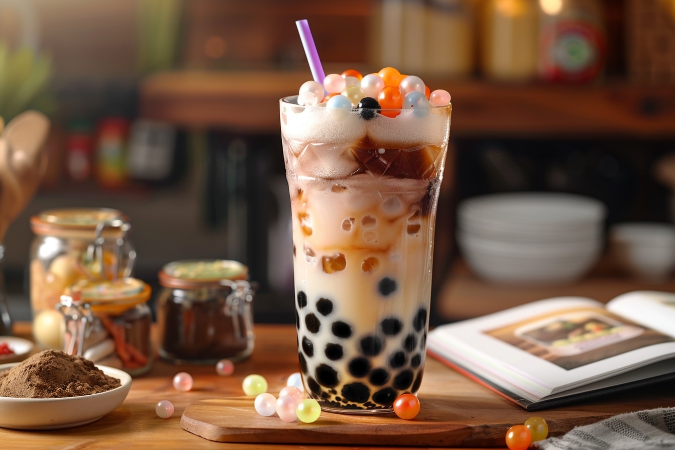 Saveurs classiques du Bubble Tea fait maison